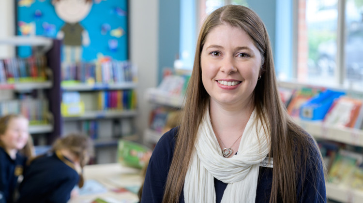 Image of Vocational student of the year inside an australian classroom.