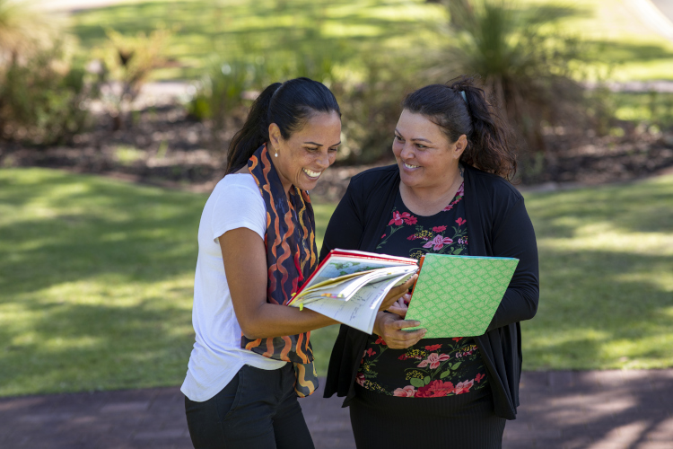 Two Indigenous adult learners.